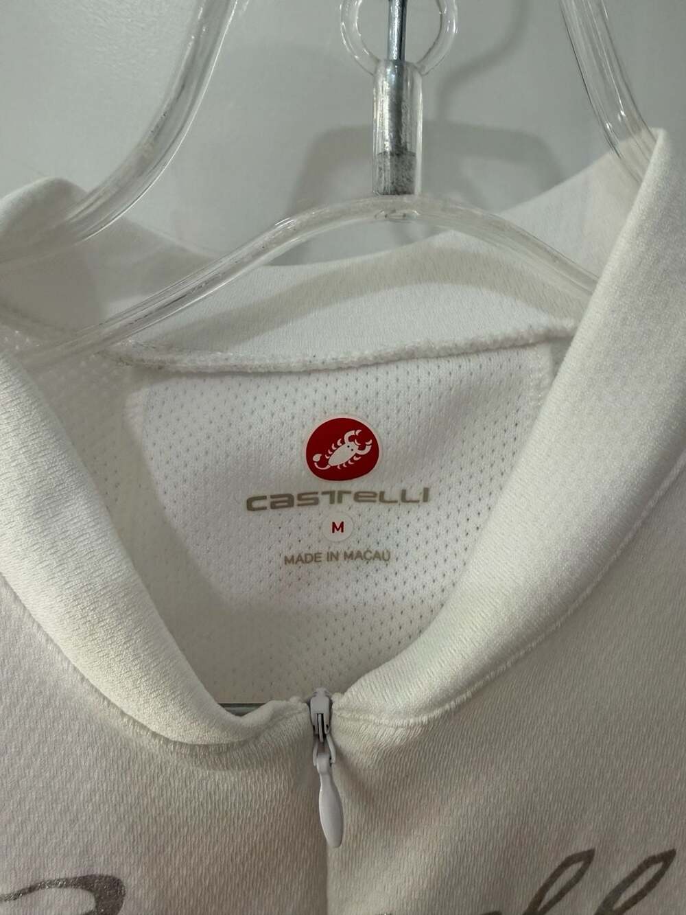 Castelli Promessa Women's Sleeveless Cycling Jersey White Red - Picture 2 of 8